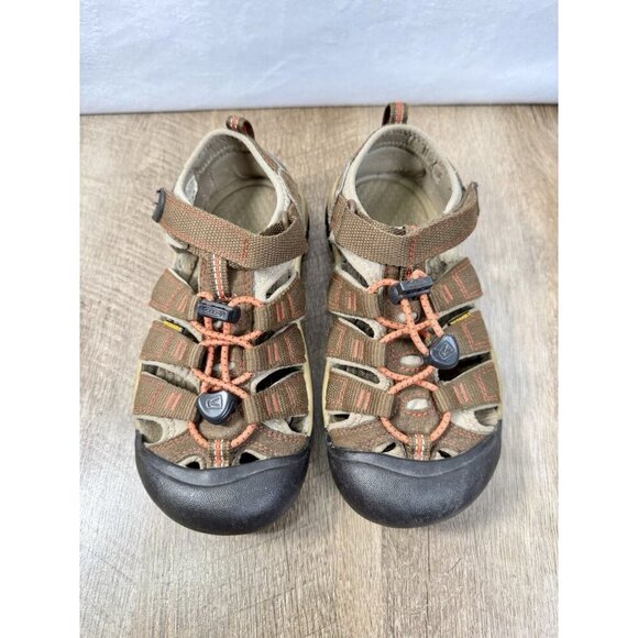 Keen Newport H2 Sandals Kids Boys Size 2 Brown Tan Water Shoes Waterproof Hiking - Picture 3 of 9
